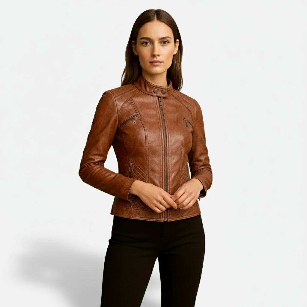 Madrick | Kurtka motocyklowa o kroju slim fit – Kurtka motocyklowa ze sztucznej skóry