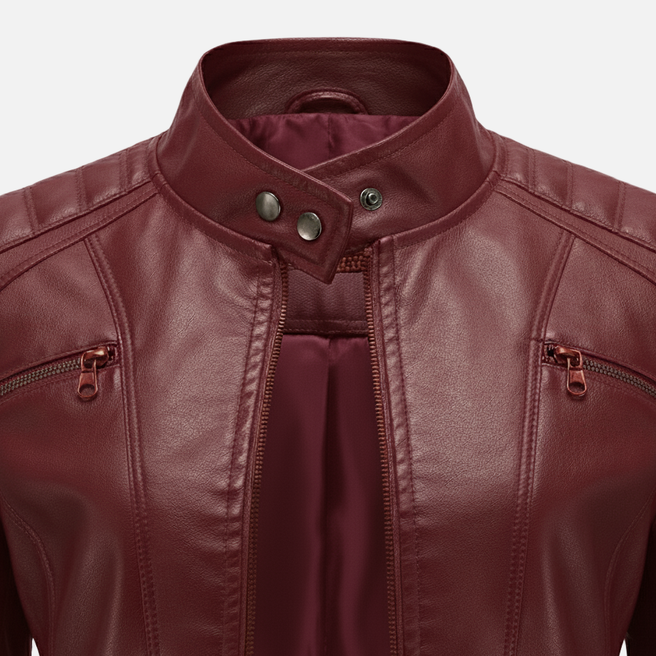 Madrick | Kurtka motocyklowa o kroju slim fit – Kurtka motocyklowa ze sztucznej skóry