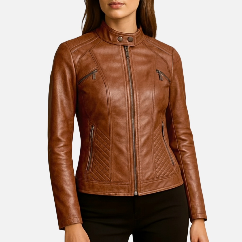 Madrick | Kurtka motocyklowa o kroju slim fit – Kurtka motocyklowa ze sztucznej skóry