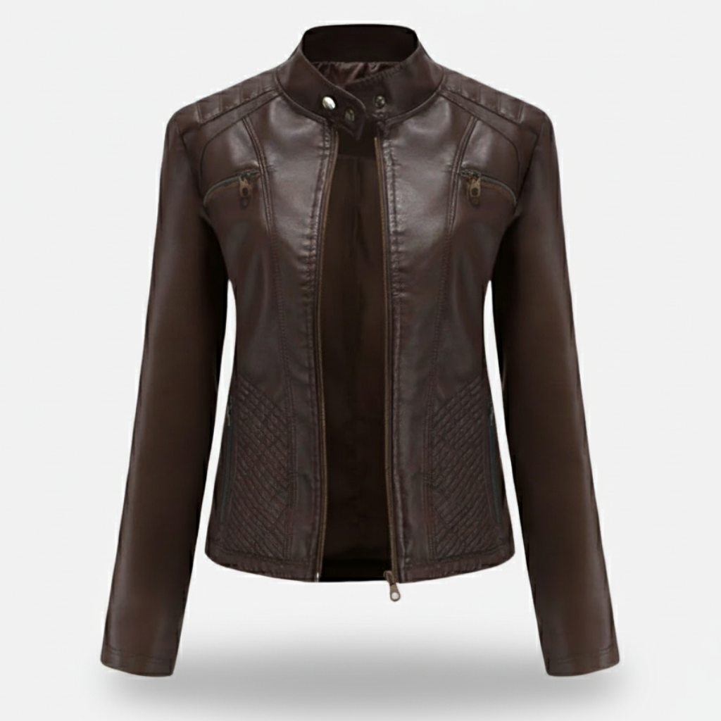 Madrick | Kurtka motocyklowa o kroju slim fit – Kurtka motocyklowa ze sztucznej skóry